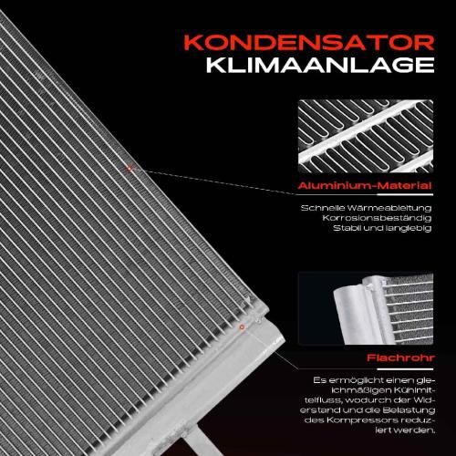 Frankberg 1x Kondensator Klimaanlage für Ford Galaxy Mondeo IV Volvo V60 S60 Bild Frankberg 1x Kondensator Klimaanlage für Ford Galaxy Mondeo IV Volvo V60 S60