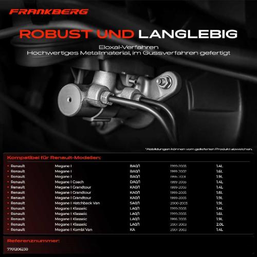 1x Hauptbremszylinder Bremszylinder für Renault Megane I BA0/1 KA0/1 LA0/1 1.4L-2.0L Bild 1x Hauptbremszylinder Bremszylinder für Renault Megane I BA0/1 KA0/1 LA0/1 1.4L-2.0L