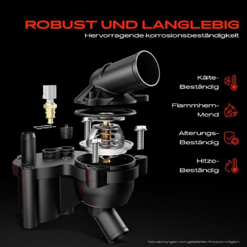 1x Thermostat Kühlmittel für VW Golf V Passat Jetta 3 Audi A3 Seat Leon Altea Skoda Bild 1x Thermostat Kühlmittel für VW Golf V Passat Jetta 3 Audi A3 Seat Leon Altea Skoda