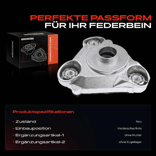 1x Domlager Federbeinstütz lager für Citroën Jumper Fiat Ducato Peugeot Bild 1x Domlager Federbeinstütz lager für Citroën Jumper Fiat Ducato Peugeot