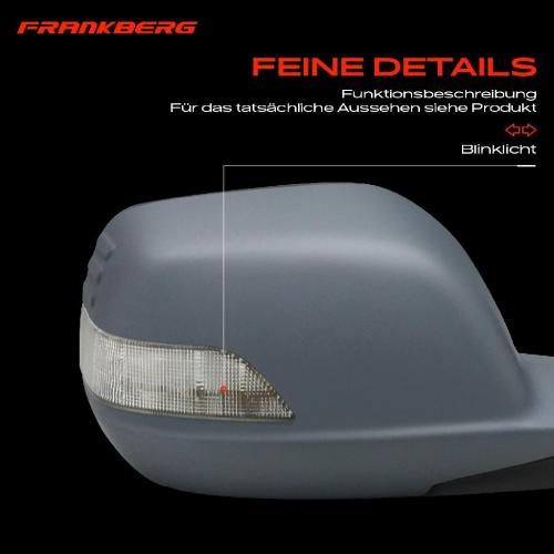 Frankberg 1x Außenspiegel Rechts für Honda CR-V III RE 2.0L 2.2L 2006-2012 Bild Frankberg 1x Außenspiegel Rechts für Honda CR-V III RE 2.0L 2.2L 2006-2012