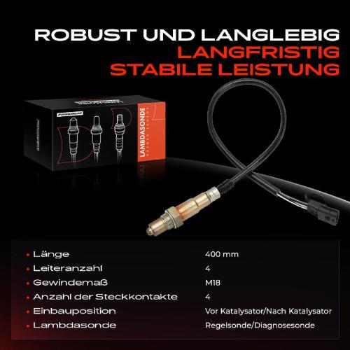1x Lambdasonde Regelsonde/Diagnosesonde Vor/Nach Katalysator für Renault Laguna III BT0/1 Vel Satis Espace IV Bild 1x Lambdasonde Regelsonde/Diagnosesonde Vor/Nach Katalysator für Renault Laguna III BT0/1 Vel Satis Espace IV
