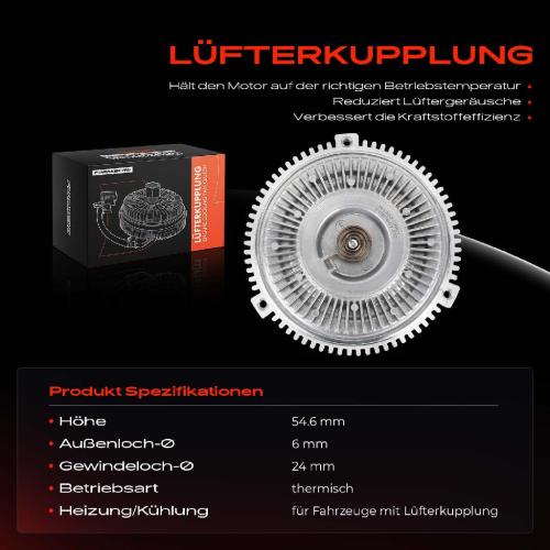1x Lüfterkupplung Kühlerlüfte für VW Passat 3B Audi A4 B6 A6 C5 A8 Skoda Superb I Bild 1x Lüfterkupplung Kühlerlüfte für VW Passat 3B Audi A4 B6 A6 C5 A8 Skoda Superb I