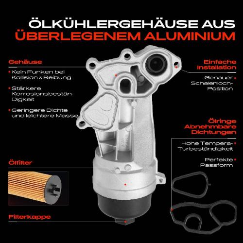 1x Ölfiltergehäuse für MINI Mini R56 Mini Clubman R55 Bild 1x Ölfiltergehäuse für MINI Mini R56 Mini Clubman R55