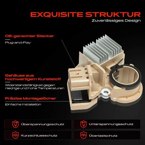 1x Lichtmaschinenregler Generatorregler für Nissan Qashqai I Tiida Schrägheck Bild 1x Lichtmaschinenregler Generatorregler für Nissan Qashqai I Tiida Schrägheck