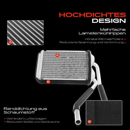 1x Wärmetauscher Innenraumheizung für Daewoo Espero KLEJ Nexia KLETN Bild 1x Wärmetauscher Innenraumheizung für Daewoo Espero KLEJ Nexia KLETN