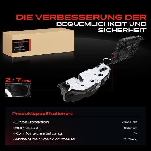 1x Türschloss Vorne Links für BMW X5 E70 X6 E71 E72 3.0L 4.4L 4.8L 2006-2014 Bild 1x Türschloss Vorne Links für BMW X5 E70 X6 E71 E72 3.0L 4.4L 4.8L 2006-2014