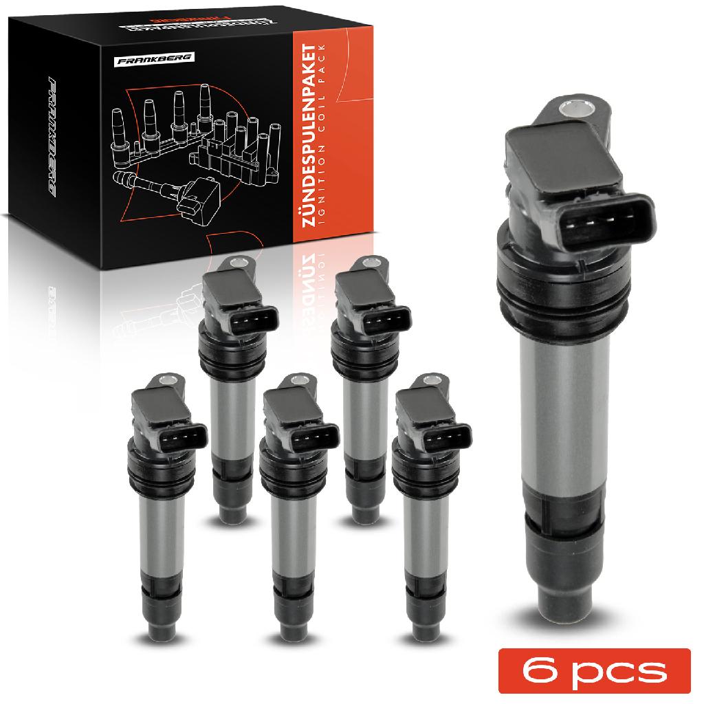 Frankberg 6x Zündmodul Zündspule für Land Rover Freelander 2 Volvo S60 II S80 V60 I V70 III XC60 XC70 XC90