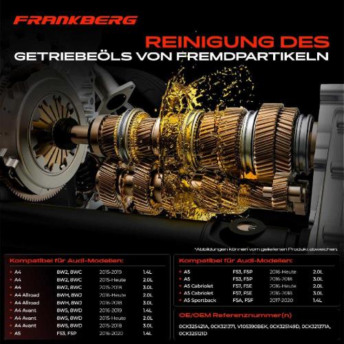 1x Hydraulikfiltersatz Automatikgetriebe für Audi A4 8W A5 F5 A6 4A A7 Q5 FY Bild 1x Hydraulikfiltersatz Automatikgetriebe für Audi A4 8W A5 F5 A6 4A A7 Q5 FY
