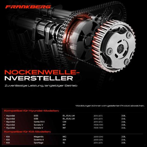 2x Nockenwellenversteller für Hyundai iX35 Sonata V NF KIA Magentis Sorento II Bild 2x Nockenwellenversteller für Hyundai iX35 Sonata V NF KIA Magentis Sorento II