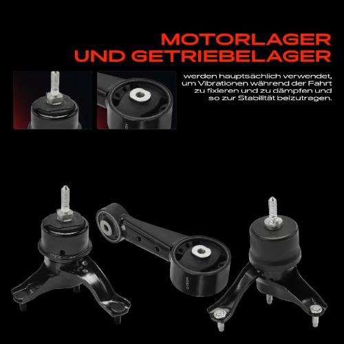 1x Motorlager Getriebelagerlager Drehmomentstützlager Vorne für Toyota Highlander/Kluger 3.5L Bild 1x Motorlager Getriebelagerlager Drehmomentstützlager Vorne für Toyota Highlander/Kluger 3.5L