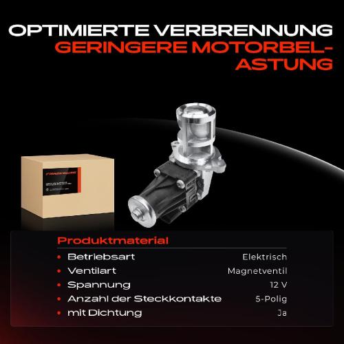 1x AGR-Ventil Abgasrückführungsventil für Chrysler Grand Voyager V Dodge Nitro Jeep Cherokee Lancia Bild 1x AGR-Ventil Abgasrückführungsventil für Chrysler Grand Voyager V Dodge Nitro Jeep Cherokee Lancia