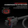 Frankberg 1x Abgastemperatursensor für Chevrolet Lacetti Kombi J200 2.0L 2007-2009 Bild Frankberg 1x Abgastemperatursensor für Chevrolet Lacetti Kombi J200 2.0L 2007-2009