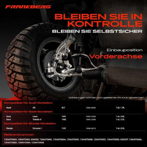 2x Traggelenk Vorderachse für VW Bora Variant Golf IV Van New Beetle Cabriolet Audi A3 Seat Leon Bild 2x Traggelenk Vorderachse für VW Bora Variant Golf IV Van New Beetle Cabriolet Audi A3 Seat Leon