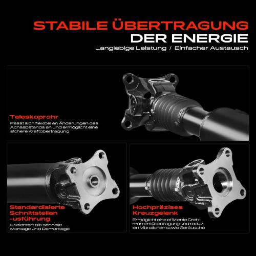 1x Kardanwelle Gelenkwelle Hinterachse für Jeep Commander Grand Cherokee III 3.7L 4.7L 5.6L 2004-2010 Bild 1x Kardanwelle Gelenkwelle Hinterachse für Jeep Commander Grand Cherokee III 3.7L 4.7L 5.6L 2004-2010
