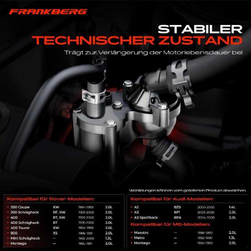 1x Thermostat Kühlmittel für VW Golf 4 5 Polo Audi A2 A3 Skoda Fabia Seat Rover MG Bild 1x Thermostat Kühlmittel für VW Golf 4 5 Polo Audi A2 A3 Skoda Fabia Seat Rover MG