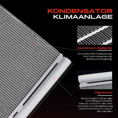 Frankberg 1x Kondensator Klimaanlage für BMW 5er E60 E61 6er E63 E64 7er E65 E66 E67 2.0L 6.0L Bild Frankberg 1x Kondensator Klimaanlage für BMW 5er E60 E61 6er E63 E64 7er E65 E66 E67 2.0L 6.0L