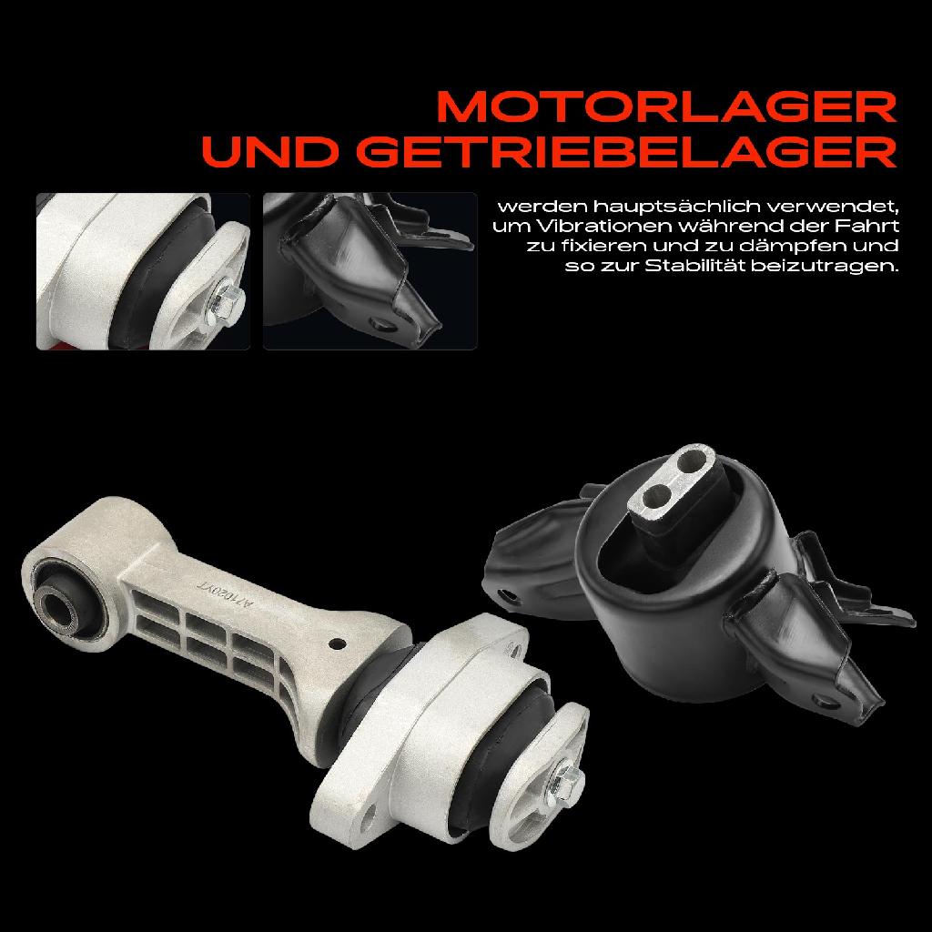 1x Getriebelagerlager Motorlager Vorne Links für Hyundai Elantra i30 KIA Cee'D JD 1.6L