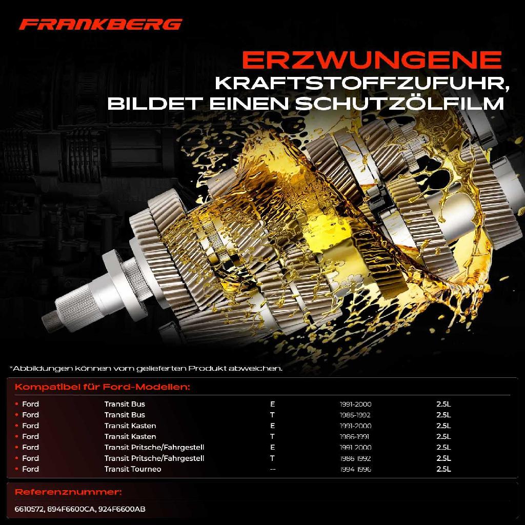 1x Ölpumpe für Ford Transit Bus Kasten E Tourneo 2.5L 1985-2000