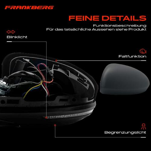 Frankberg 1x Au enspiegel Links f r Renault Megane IV Grandtour Schr gheck K9A/M/N B9A/M/N Bild Frankberg 1x Au enspiegel Links f r Renault Megane IV Grandtour Schr gheck K9A/M/N B9A/M/N