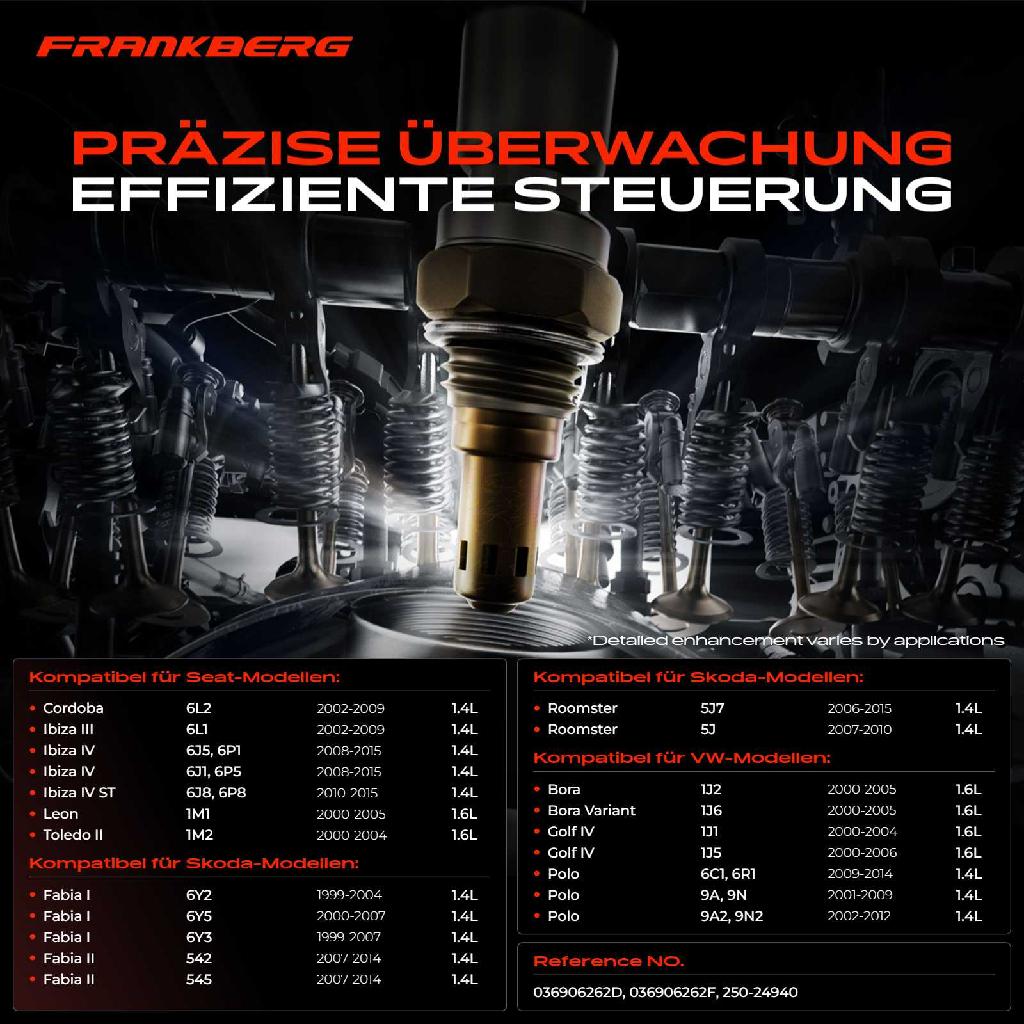 1x Lambdasonde Diagnosesonde Nach Katalysator für VW Polo Golf IV Seat Ibiza Skoda Fabia I