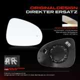 1x Spiegelglas Außenspiegel rechts für Porsche Cayenne 92A Bj ab 2010