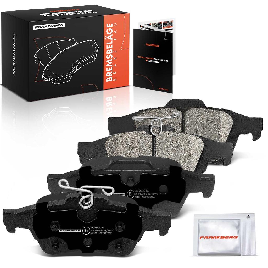 4x Bremsbeläge Hinterachse für Ford C-Max II DM2 Focus Cabriolet Kasten/Kombi Stufenheck DB DH FCH