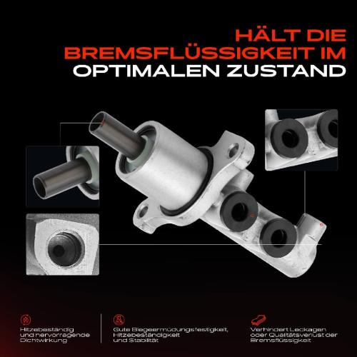 1x Hauptbremszylinder Bremszylinder für Mercedes-Benz A-Klasse W169 B-Klasse W245 Bild 1x Hauptbremszylinder Bremszylinder für Mercedes-Benz A-Klasse W169 B-Klasse W245