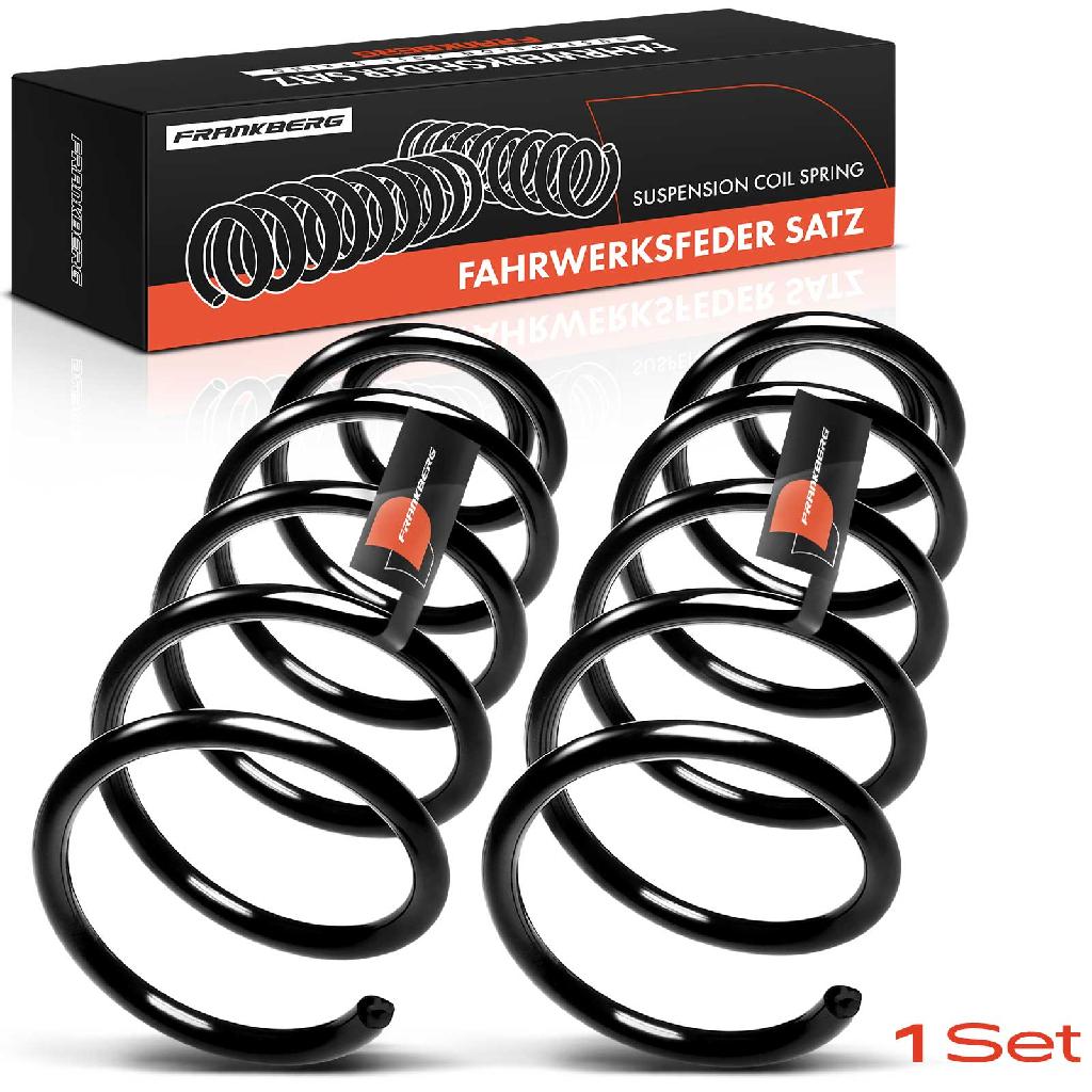 Frankberg 2x Fahrwerksfeder Vorderachse für VW Golf IV 1J1 New Beetle Cabriolet 1Y7 1997-2010