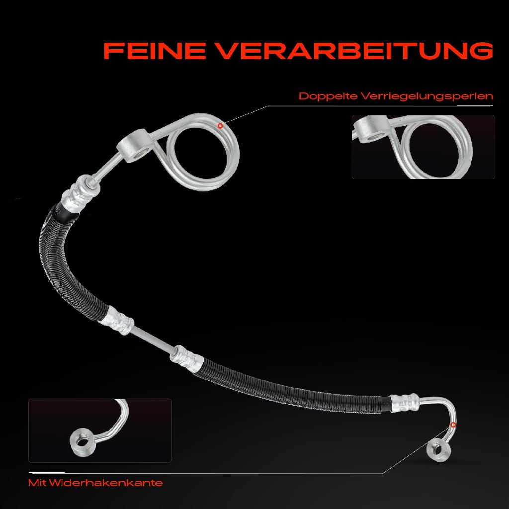 1x Servolenkung Schlauch für Audi A8 4E2 4E8 3.7L 4.2L 5.2L 2002-2010