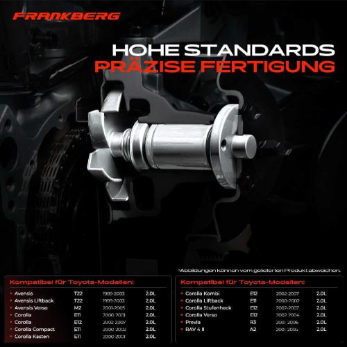 Frankberg 1x Wasserpumpe Kühlwasserpumpe für Toyota Avensis T22 M2 Corolla E11 E12 Previa RAV 4 II 2.0L Bild Frankberg 1x Wasserpumpe Kühlwasserpumpe für Toyota Avensis T22 M2 Corolla E11 E12 Previa RAV 4 II 2.0L