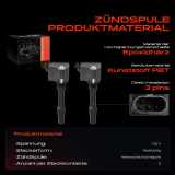 2x Zündmodul Zündspule für BMW F20 F21 F45 F23 F22 F87 F46 F34 F30 F80 MINI F55 F56 F57 F54 F60