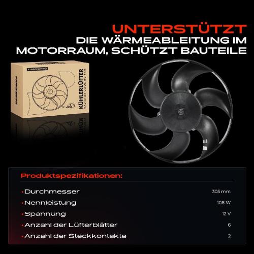 1x Motorkühller Einfachlüfter ohne Kühlerlüfterrahmen Peugeot 306 Citroën Berlingo Xsara ZX Bild 1x Motorkühller Einfachlüfter ohne Kühlerlüfterrahmen Peugeot 306 Citroën Berlingo Xsara ZX