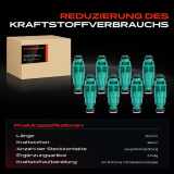 8x Einspritzventil Einspritzdüse für Land Rover Discovery II Range Rover II 4.0L 4.6L