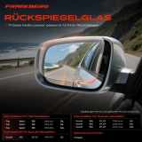 1x Spiegelglas Außenspiegel links für Fiat Sedici 189 Suzuki SX4 Stufenheck EY GY GY RW