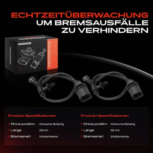 2x Warnkontakt Bremsbelagverschleiß Hinten für Audi A6 4A A7 4K Q5 FY Q8 E-Tron Bild 2x Warnkontakt Bremsbelagverschleiß Hinten für Audi A6 4A A7 4K Q5 FY Q8 E-Tron