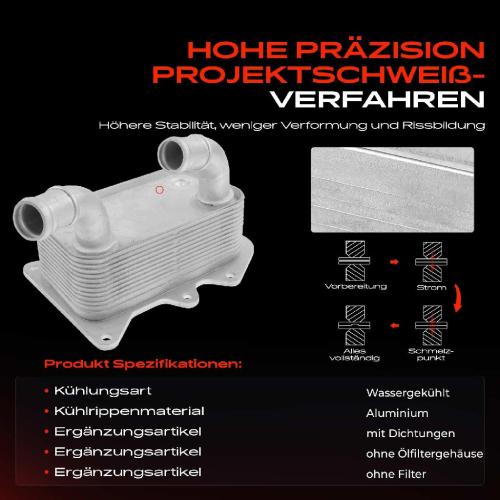 1x Ölkühler Motoröl für Hyundai Santa Fé II CM Santa Fé IV KIA Sorento XM Sportage Bild 1x Ölkühler Motoröl für Hyundai Santa Fé II CM Santa Fé IV KIA Sorento XM Sportage