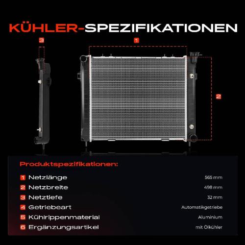 1x Kühler Wasserkühler Motorkühler für Jeep Grand Cherokee I 5.2L 5.9L 1993-1999 Bild 1x Kühler Wasserkühler Motorkühler für Jeep Grand Cherokee I 5.2L 5.9L 1993-1999