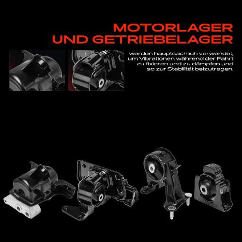 3x Motorlager Getriebelagerlager Vorne und Hinten für Toyota RAV 4 III A3 2.0L Bild 3x Motorlager Getriebelagerlager Vorne und Hinten für Toyota RAV 4 III A3 2.0L
