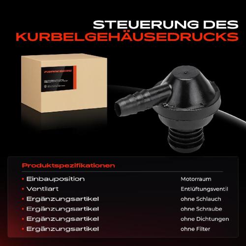 1x Ventil Kurbelgehäusentlüftung für VW Golf Polo Skoda Fabia Seat Ibiza Audi A3 Bild 1x Ventil Kurbelgehäusentlüftung für VW Golf Polo Skoda Fabia Seat Ibiza Audi A3