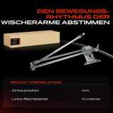 1x Wischergestänge Vorne für Citroën Jumper 244 Fiat Ducato 244 Peugeot Boxer 244