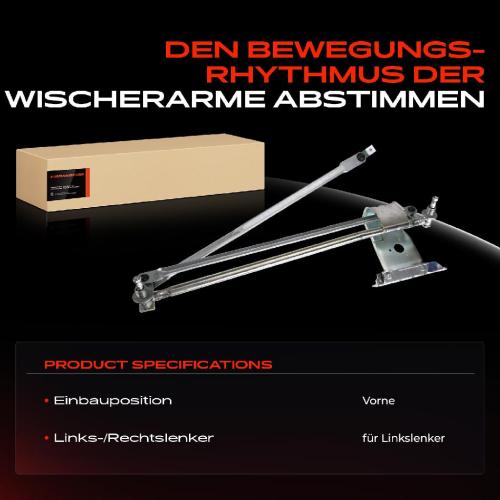 1x Wischergestänge Vorne für Citroën Jumper 244 Fiat Ducato 244 Peugeot Boxer 244 Bild 1x Wischergestänge Vorne für Citroën Jumper 244 Fiat Ducato 244 Peugeot Boxer 244