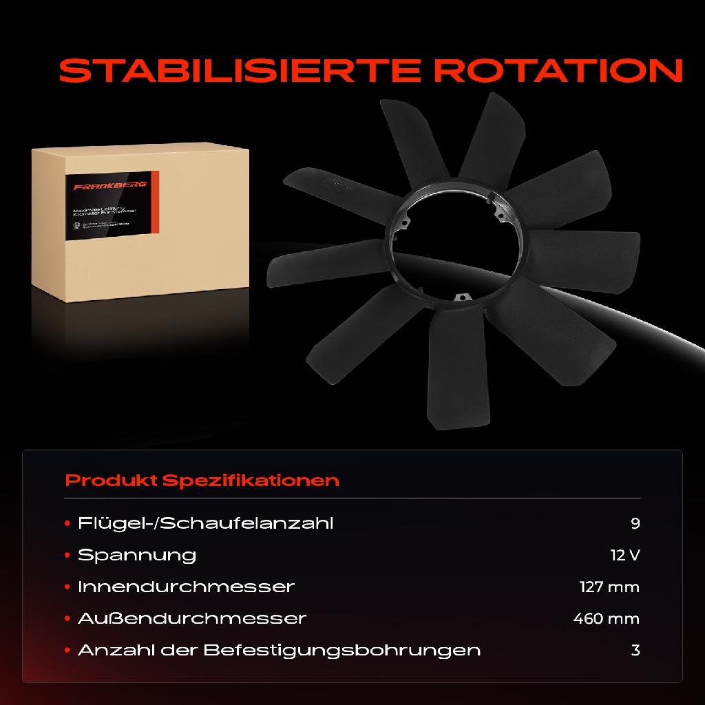 1x Lüfterrad Motorkühlung für Mercedes Benz E-Klasse W210 W163 R129 S210 1997-2005