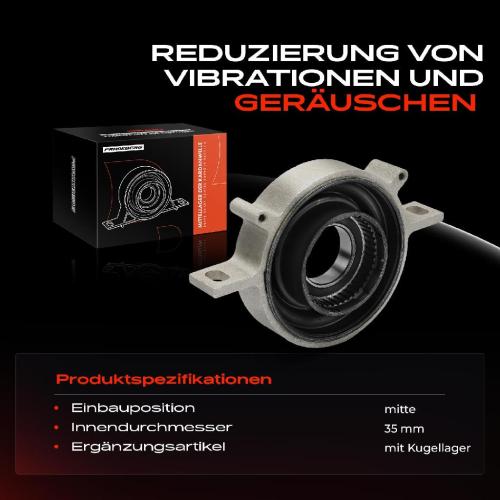 1x Lagerung Gelenkwelle Kardanwellenlager für BMW F10 520d 530d 550i F11 730d Bild 1x Lagerung Gelenkwelle Kardanwellenlager für BMW F10 520d 530d 550i F11 730d