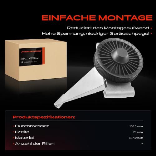 1x Spannrolle Riemenspanner für Mercedes-Benz G-Klasse Sprinter 2-T 901 902 Bild 1x Spannrolle Riemenspanner für Mercedes-Benz G-Klasse Sprinter 2-T 901 902