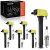 6x Zündspule Zündkerze für Dodge Challenger Coupe Durango WD Jeep Grand Cherokee IV WK WK2 Wrangler III JK Bild 6x Zündspule Zündkerze für Dodge Challenger Coupe Durango WD Jeep Grand Cherokee IV WK WK2 Wrangler III JK
