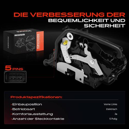 1x Türschloss Vorne Links für BMW 2 Active Tourer F45 F46 G11 G12 F48 F39 F15 F85 F16 F86 MINI F55 F56 Bild 1x Türschloss Vorne Links für BMW 2 Active Tourer F45 F46 G11 G12 F48 F39 F15 F85 F16 F86 MINI F55 F56