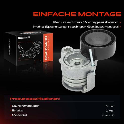 1x Spannrolle Riemenspanner für BMW 1/3ER E87 E90 E91 E92 E93 2.0L 3.0L Bild 1x Spannrolle Riemenspanner für BMW 1/3ER E87 E90 E91 E92 E93 2.0L 3.0L