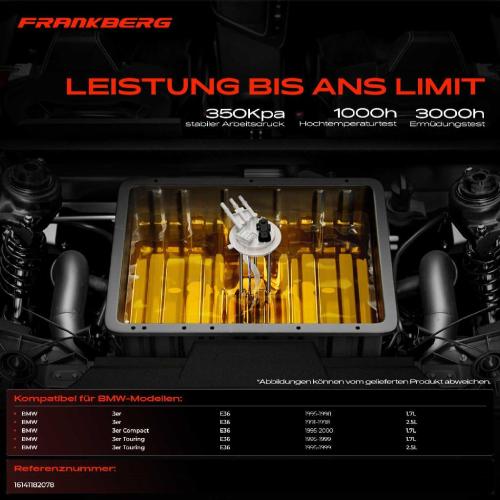 1x Kraftstoffpumpe für BMW 3er E36 3er Compact 3er Touring 1.7L 2.5L 1991-2000 Bild 1x Kraftstoffpumpe für BMW 3er E36 3er Compact 3er Touring 1.7L 2.5L 1991-2000