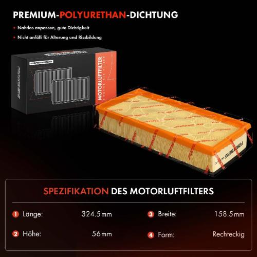 2x Luftfilter Filtereinsatz für Citroen BX Break C5 Fiat Scudo Lancia Peuget 405 Bild 2x Luftfilter Filtereinsatz für Citroen BX Break C5 Fiat Scudo Lancia Peuget 405